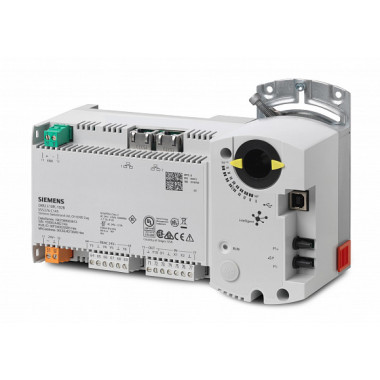 DXR2.E10PL-102B - Compact room automation station and actuator combination, BACnet/IP, 24 V, 1 DI, 2 UI, 1 AO, 4 triac, pressure sensor, 30 data points