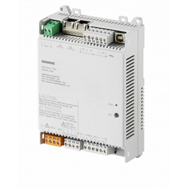 DXR2.E10-101A - Компактный контроллер, BACnet/IP, 230 V, плоский корпус, 1 DI, 2 UI, 3 реле, 4 тиристорных выхода