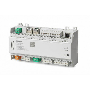 DXR2.E17C-103A - Компактный контроллер, BACnet/IP, 24 V, корпус DIN, 2 DI, 4 UI, 4 AO, 8 тиристорных выходов