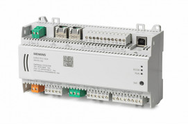DXR2.E17C-103A - Компактный контроллер, BACnet/IP, 24 V, корпус DIN, 2 DI, 4 UI, 4 AO, 8 тиристорных выходов