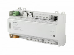 DXR2.E18-101A - Компактный контроллер, BACnet/IP, 24 V, корпус DIN, 2 DI, 4 UI, 4 AO, 8 тиристорных выходов