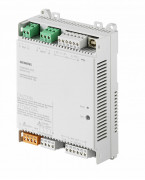 DXR2.M09-101A - Компактный комнатный контроллер, BACnet/MSTP, 230 V, плоский корпус, 1 DI, 2 UI, 3 реле, 3 AO