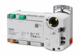 DXR2.M10PL-102B - Compact room automation station and actuator combination, BACnet/MSTP, 24 V, 1 DI, 2 UI, 1 AO, 4 triac, pressure sensor, 30 data points