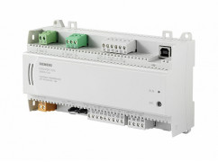 DXR2.M18-102A - Компактный комнатный контроллер, BACnet/MSTP, 24 V, корпус DIN, 2 DI, 4 UI, 4 AO, 8 тиристорных выходов
