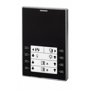 QMX3.P02-1BSC - Комнатный модульс KNX, датчиком температуры, сенсорными клавишами и дисплеем
