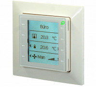QMX3.P36F - Комнатный модуль для KNX PL-Link, конфигурируемый, монтаж в квадратную рамку