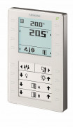 QMX3.P37 - Комнатный модуль KNX с датчиком температуры, сегментированным дисплеем с подсветкой, конфигурируемые сенсорные клавиши, светодиодный дисплей