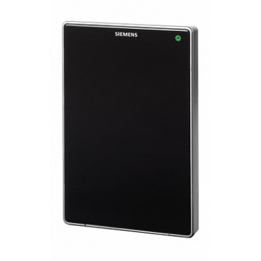QMX3.P70-1BSC - Комнатный датчик чёрного цвета с KNX для измерения температуры, влажности и CO2