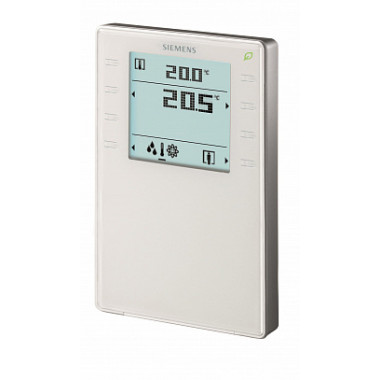 QMX3.P74 - Комнатный модуль KNX с датчиком температуры, влажности, CO2, сегментированным дисплеем с подсветкой, сенсорные клавиши