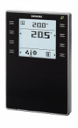 QMX3.P74-1BSC - Комнатный модуль с KNX и датчиками температуры, влажности, CO2, дисплеем и клавишами. Чёрный цвет.