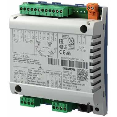 RXM21.1 - Модуль вх/вых с коммуникацией KNX PL-Link для использования с контроллерами PXC3.E7..