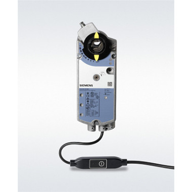 GCA161.1E/MO - Привод воздушной заслонки поворотного типа, AC/DC 24 В, Modbus RTU, 18 Нм, spring return 90/15 с