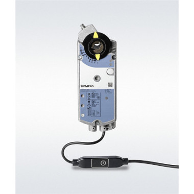 GIB161.1E/MO - Привод воздушной заслонки поворотного типа, AC 24 В, Modbus RTU, 35 Нм, 150 с без пружинного возврата