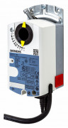 GLB181.1E/3 - Компактный модульный контроллер объема воздуха для систем 0...10 В / 3-точечное регулирование, 24 В, 10 Нм, 150 с, 300 Па