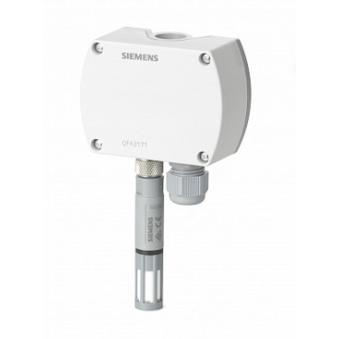 QFA4160 - Комнтаный датчик влажности (DC 0...10 В) и температуры (DC 0...10 В)