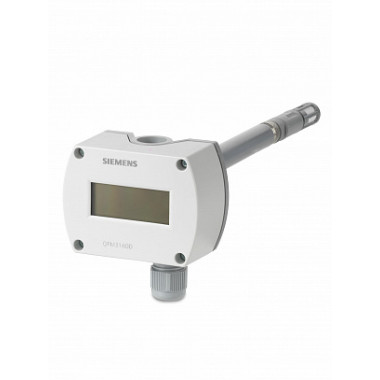 QFM3160D - Канальный датчик влажности (DC 0...10 В) и температуры (DC 0...10 В), с дисплеем