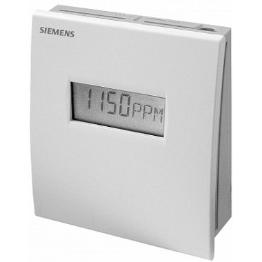 QPA2060D - Комнатный датчик качества воздуха CO  2  + температуры с дисплеем